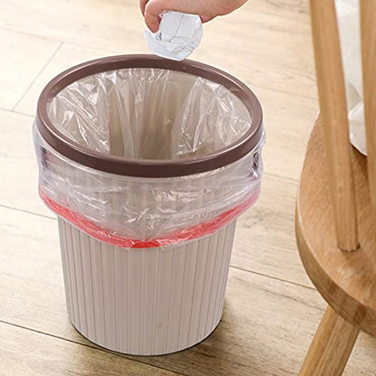 Morcte Clear 8 Gallon Drawstring Trash Bags, 108 Counts - size: 100 Count (Pack of 1)