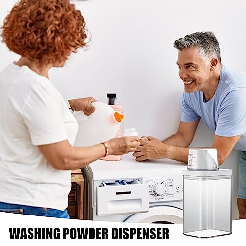 Multi-Purpose Liquid Dispenser - Spill-Proof Silicone Seal for Fabric Softener, Dish Soap & Laundry Storage (M) - color: M