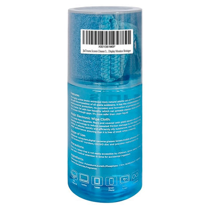 TV Screen Cleaner, Non-Drip Touchscreen Spray with Wiper for CD Disc Laptop Phone Tablet Computer Lens(200ml) - color: 200mlx1