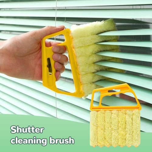 Blind Cleaner Duster Tool,Upgrade Detachable Window Blind Cleaner Tool,7 Fingers Dusting Cleaner Mini Blind Duster Brush for Wood Blinds Air Conditioner Vents Fans Car Vents Cleaning (White/3pcs) - color: White/3pcs