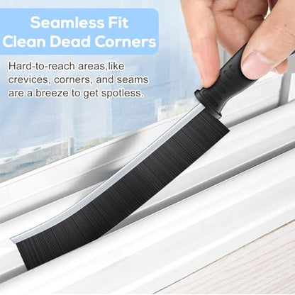 2-Count All-Purpose Deep Clean Brush Kit with Stiff Bristles for Kitchen, Bathroom, Grout, Blender Bases and Narrow Gaps