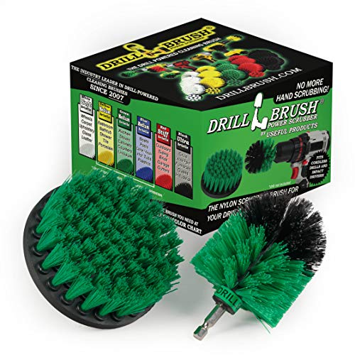 Kitchen Cleaning Supplies - Household Kitchen Cleaners - Cast Iron Skillet Scrubber - Pots and Pans Cleaning Brush - Stove Scrub Brush - Oven Rack Cleaning Tool - Sink Scrubbing Brush - Table Cleaner - color: Green