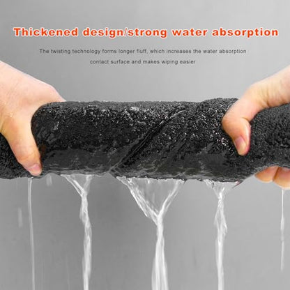 2 PCS Microfiber Towels, 35"×23" Extra Large Drying Towel Leaves No Streaks Spots Scratches, Ultra Absorbent Lint Free Washing Cloth for Car Office Kitchen Window Cleaning