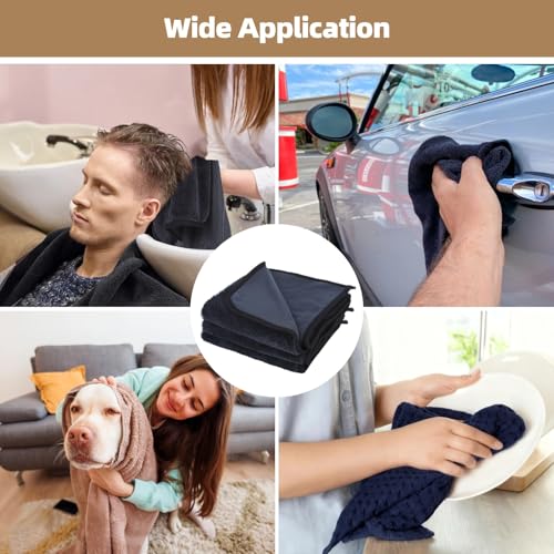 Shiny Wipes Shower Cleaning Cloth - 3 Pack 16 x 24 inch Ultra Absorbent Car Drying Towel, Shiny Wipes Drying Towel Microfiber Cleaning Cloth for Car, Bath & Househood - size: 16*24in