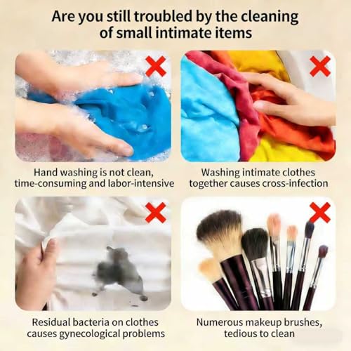 3-in-1 Electric Makeup Brush Cleaning Machine USB Portable Makeup Brush Cleaning Tool Makeup Brush Dryer Underwear Cleaning Machine suitable for various sizes of beauty sets sponges and small clothes