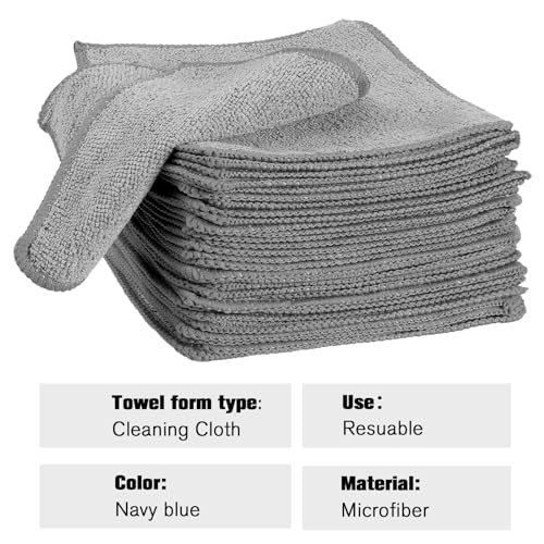 Tanlade Cleaning Cloth Dry Erase Cloth Cleaning Rags Reasonable Kitchen Towels Microfiber Towels Cars Wash(6 x 6 Inch,Gray,30 Pcs) - color: Gray, size: 6 x 6 Inch