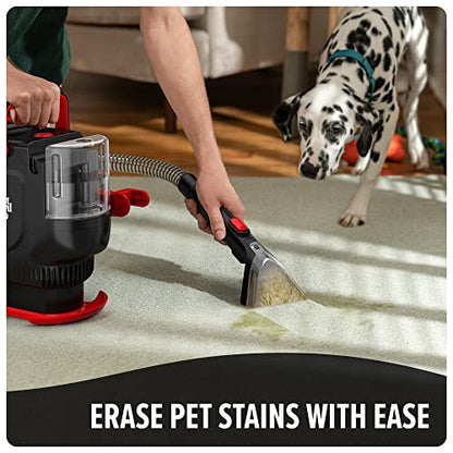 Dirt Devil Portable Spot Cleaner Machine for Carpet and Upholstery, Powerful Suction Spot Cleaning Machine with Versatile Tools, Pair with Dirt Devil Portable Cleaner Solution - style: Portable Spot