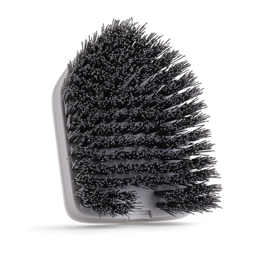 Moku Home Replacement Bristle Brush for Moku Home Extendable Tub Tile Shower Scrubber for Cleaning Non-Scratch (1x Bristle Brush (Gray)) - color: 1x Bristle Brush (Gray)