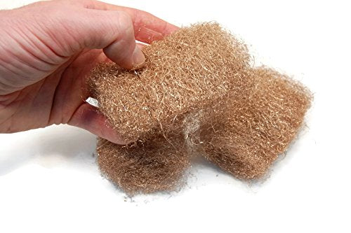 Rogue River Tools Bronze Wool Pads (3pc) - Coarse - style: Coarse