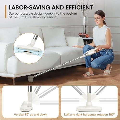 Handheld Vacuum Cleaner, 2-in-1 Mini Cordless Vacuum Cleaner, USB Rechargeable Car Vacuum Portable, Quickly Dust Removal, for Hardwood Floor, Carpets, Pet Hair, Car, Office & Home Cleaning