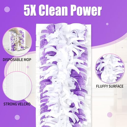60 Count Disposable Pads for Swiffer Power Mop,Replacement for Swiffer Mopping Pads Refills Compatible with Swiffer Power Mop Pads,Multi-Surface Safe on All Finished Floors Cleaning - size: 60PC