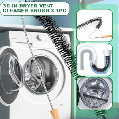 Drain Snake 8 Set: 35.5" Drain Clog Remover (x1), 60" Steel Hair Snake (x2), 30" PET Sink Snake (x3), Shower Head Cleaner Tool (1 pack) and 30" Cleaning Brush (x1) (Drain Snake 8 Set)