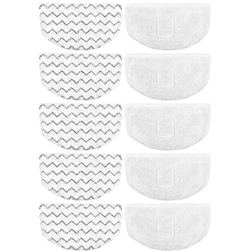 10 Pack Steam Mop Replacement Pads for Bissell Powerfresh Steam Mop 1940 1806 1544 2075 2685A 2181 2814 Series, Model 19402 19404 19408 19409 1940A 1940F 1940Q 1940T 1940W B0006 B0017 2075A - size: 10 Pack