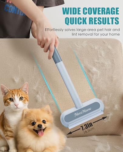 Pet Hair Removal Brush for Couch, Durable, Reusable, Washable Lint Cleaner for Dog and Cat Hair, Gentle on Furniture, Effective on Carpets, Clothing, Bedding-Basic - size: basic