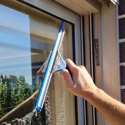 Squeegee & Window Washer Combo - Professional Grade Cleaning Tool for Sparkling Windows, Glass, and Surfaces - Ergonomic Design for Effortless Cleaning - size: Combo: Squeegee with Window Washer