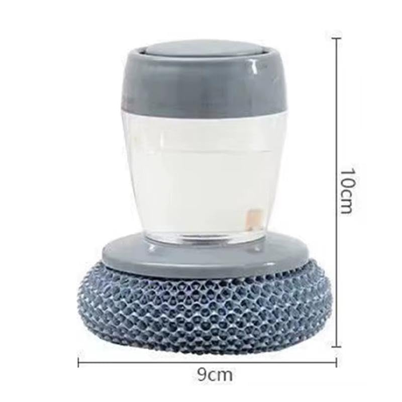 Automatic Liquid Filling Good Handle Soap Dispense Palm Kitchen Brush for Bowl Sink Cleaning Pot Comfortable