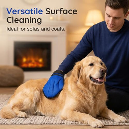 2026 New Pet Hair Removal Glove Cat Dog Fur Remover Reusable Furniture Couch Lint Remover Tool (3PCS) - color: 3PCS