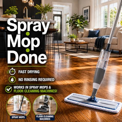 Black Diamond Stoneworks Wood & Laminate Floor Cleaner – No-Rinse Streak-Free Cleaner for Hardwood, Laminate, Engineered Wood & Luxury Vinyl Plank Floors (1 Quart) - size: 32 Fl Oz (Pack of 1), style: Floor Cleaner