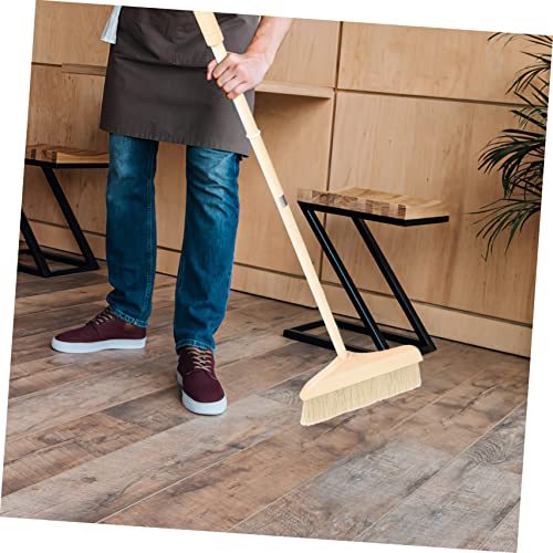 ORFOFE Sweeper for Hardwood Floors Soft Broom Detachable Handle Telescopic Sweep Broom