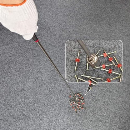 20 lb Telescoping Magnetic Pick Up Tool Extendable 31" Telescopic Magnet Stick Useful for Hard-to-Reach,Sink Drains Mechanic Automotive Gifts for Men Women Husband Birthday Father's Day (Magnet 2 PCS)
