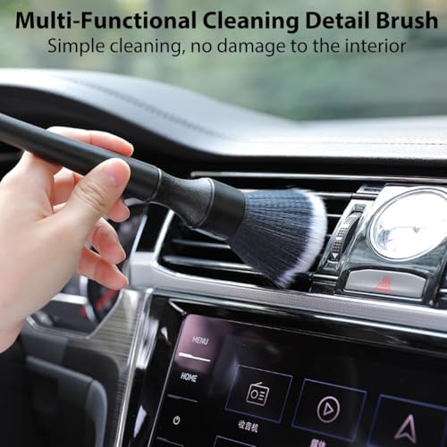 1PC 6.69in of Cleaning Brush Extremely Practical Soft Brush for Car Interior, Solving Dust Issues in A/C Outlets & Gaps with Ease