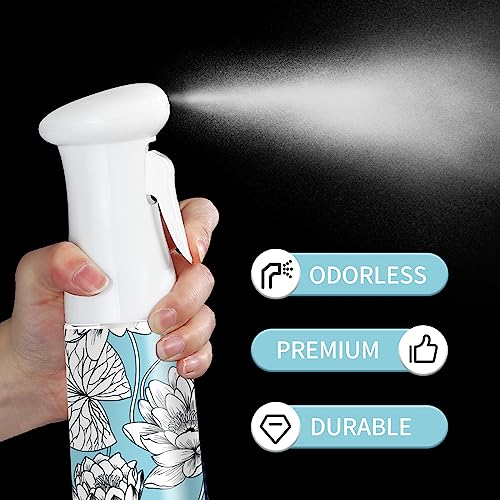 Hair Spray Bottle,Continuous Water Mister Empty Spray for Hairstyling, Cleaning, Plants, Misting and Skin Care - color: pink
