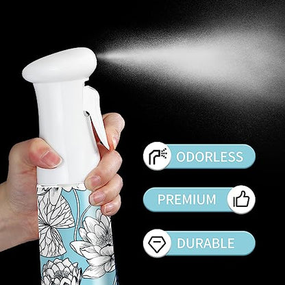 Hair Spray Bottle,Continuous Water Mister Empty Spray for Hairstyling, Cleaning, Plants, Misting and Skin Care - color: pink