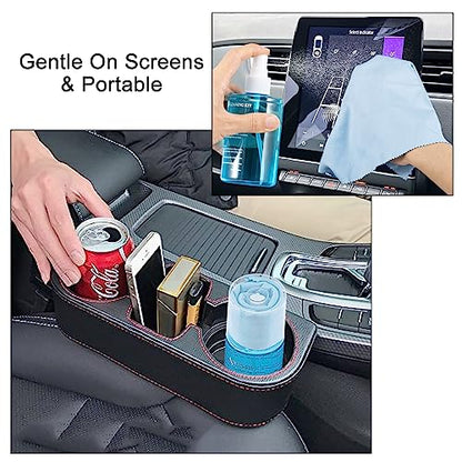Car Screen Cleaner Spray, walrfid TV Computer Laptop Touchscreen Mist Cleaning Kit Wipe for CD Disc DVD VCD, Electronic Cell Phone iPad iPhone MacBook Pro Tablet Monitor LCD LED Flat Screens - color: 1 Pack, Blue