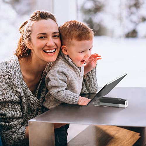 CLICK CLEAN Screen Cleaner, Fingerprint Proof Screen Cleaner Spray, All-in-One Cleaner with Microfiber and Shell for All Phones, Laptop and Tablet Screens (Black) - color: Black