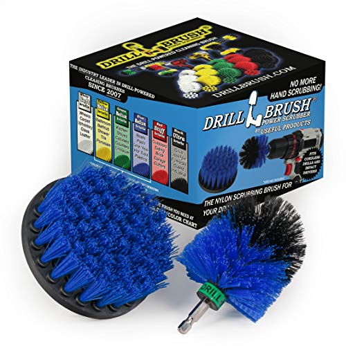 Aquatic Cleaning Supplies - Drill Powered Boat Cleaning Brushes - Boat Scrubbing Accessories - Hull Cleaner Brush Set - Barnacles Busting Brush Tool - Fish Tank Scrubbing Set - Pool Cleaning Brush Set - color: Blue
