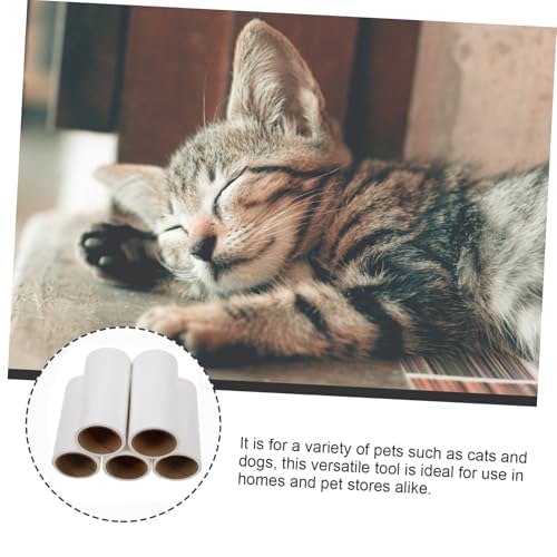 GALPADA 10pcs Lint Roller Refill Sticky Sheets for Pet Hair Removal Total Sheets Adhesive Cleaning Tape for Fur and Dust Removal Homes and Pet Stores