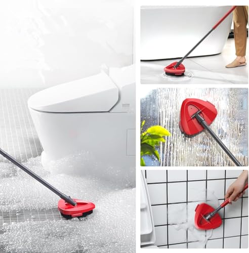 Scrub Brush, 2 Pcs Spin Mop Scrub Brush Head Compatible for O Cedar EasyWring 1-Tank System, Hard Bristle Cleaning Brush for Bathroom, Kitchen, Tub and Tile (2pack Brush) - size: 2pack brush