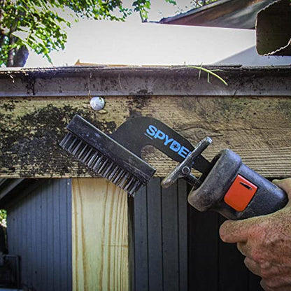 Spyder 400002 Wire Brush Reciprocating Saw Attachment - style: Carbon Steel Blister Pack