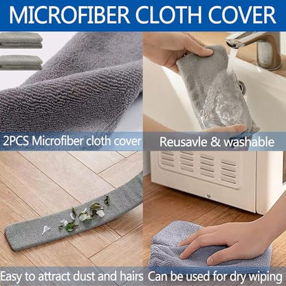 Dust Cleaner Microfiber Duster, Gap Dust Cleaning Artifact with Extension Pole & Bendable Head, Washable Extendable Gap Dusters for Sofa Bed Furniture Bottom,Ceiling Fan,Blinds (Gap Dust Cleaner)