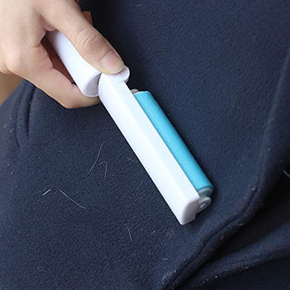 Sticky Resuable Tapeless Lint Roller Cat Dog Hair Remover with Long Handle Washable Tool Pet Shedding Brush Cleans Your Suit/Sofa 3 Diffrent Size One Set