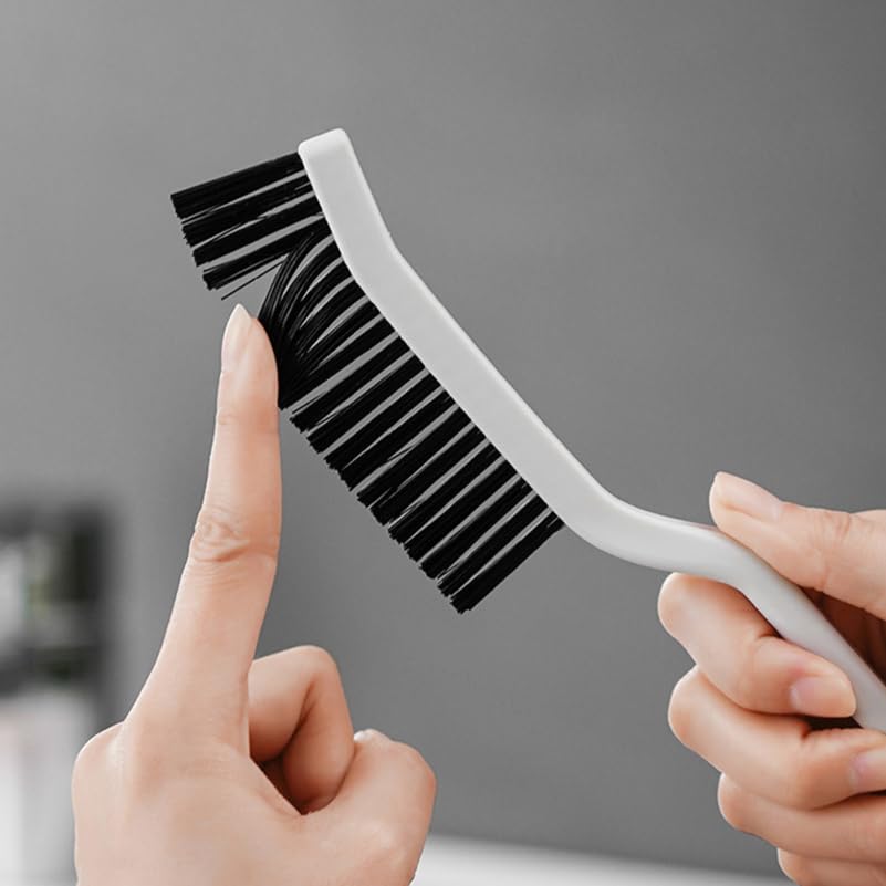 Amosfun 4pcs Hard Bristle Crevice Cleaning Brush 8.2" Gap Cleaning Tool for Kitchen Bathroom Window Tracks and Narrow Spaces - color: Multix2pcs, size: 21.00X5.20X1.50CMx2pcs