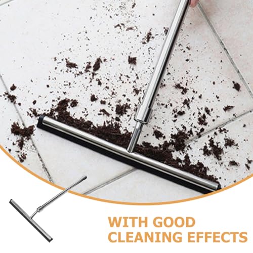 Universal 23-inch Extendable Shower Squeegee and Window Cleaning Tool, Stainless Steel Tile and Glass Wiper for Bathroom, Car, and Home Use