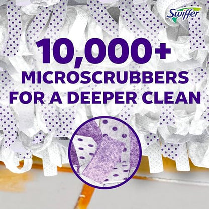 Swiffer PowerMop Multi-Surface Mopping Pad Refills for Floor Cleaning, 11 Count, White/Purple - size: 11 CT
