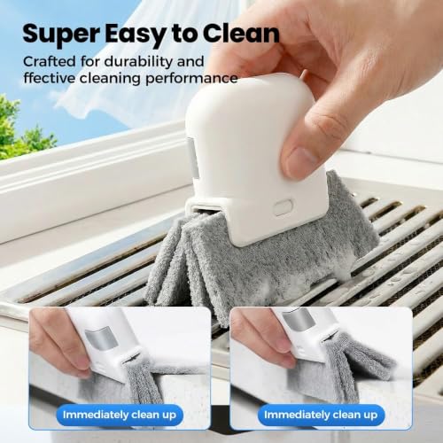 Magic Window Track Cleaner Set - 2026 Upgraded Handheld Brush for Slides, Tile Grout Lines, Shutter Slats, Car AC Vents & Narrow Gaps (Mix-3PCS) - color: Mix-3pcs