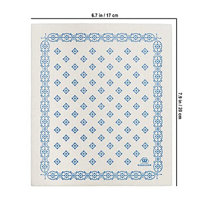 Redecker Reusable Cellulose Dishcloth, Set of 2, Eco-Friendly and Biodegradable Sponge Cleaning Cloths, Machine Washable, Durable, Absorbent, No Odor, Made in Germany