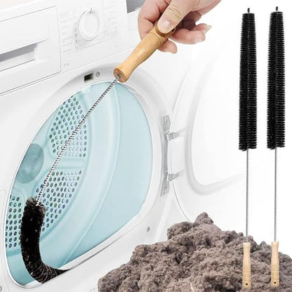 Refrigerator Coil Cleaning Brush,Sewer Set Brush Clog Remover, for Toilet,Kitchen Sink,Sewer,Bathroom Bathtub Hair Clogging Cleaning Tool,Long Drain Brushes,Pipe Brushes, Sink Drain Cleaner Set 3Pcs