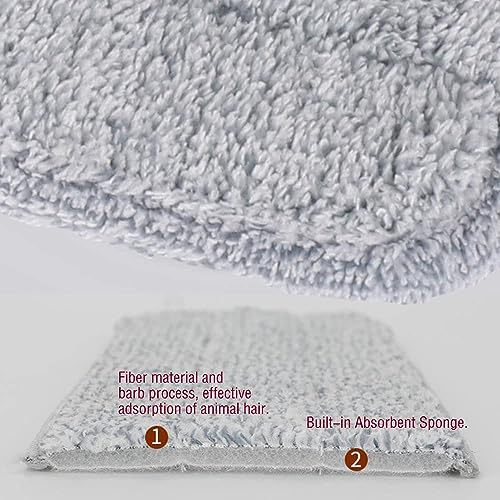 6 Pack 32 Inch Dust Mop Head RefillCommercial Industrial Floor Mop Refill Pads for Hardwood Floors Replacement - size: 32 IN PADS