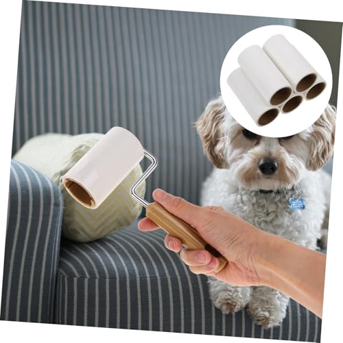 GALPADA 10pcs Lint Roller Refill Sticky Sheets for Pet Hair Removal Total Sheets Adhesive Cleaning Tape for Fur and Dust Removal Homes and Pet Stores