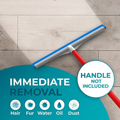 HeloMor 16 Inch Floor Squeegee Head 3 Pack, Foam Squeegee Broom for Garage, Patio, Deck, Tile, Shower and Concrete Floors, Handle Not Included - size: 16 Inch (3 Pack)