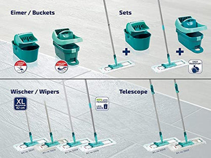 Leifheit Mop Press Professional Evo with Handy Integrated Wheels - style: Wiper Press Mobile