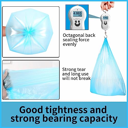 Small Trash Bags 240 Count Garbage Bags SWIHELP Waste Basket Liners for Bathroom, Kitchen,Bedroom, Office Pet Car 15 Liter Trash Can 4 Gallon… - color: 240Counts / Blue, size: 1 Count (Pack of 240)