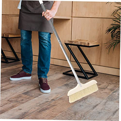 Long Handle Soft Bristle Brush Detachable Sweeping Broom Floor Cleaning Broom for Home