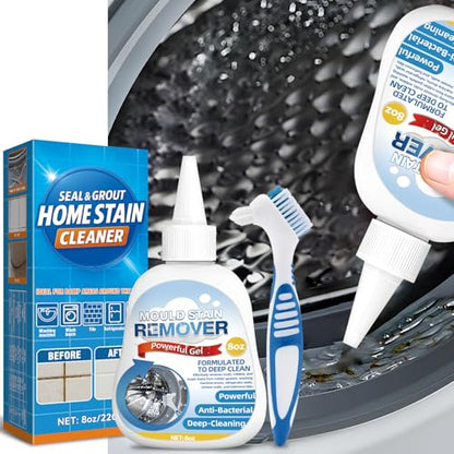 AstraVox Home Remover Gel, Washing Machine Cleaner for Washing Machine Seal, Front Load Washer, Refrigerator Strips, Tile, Home Kitchen Sinks, Toilet, Bathroom (7.44oz)