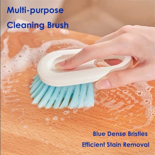 Heavy Duty Scrub Brush - Kitchen & Bathroom Cleaning Brush with Comfort Grip