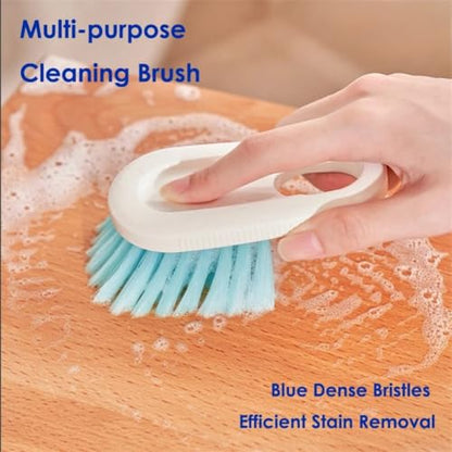 Heavy Duty Scrub Brush - Kitchen & Bathroom Cleaning Brush with Comfort Grip